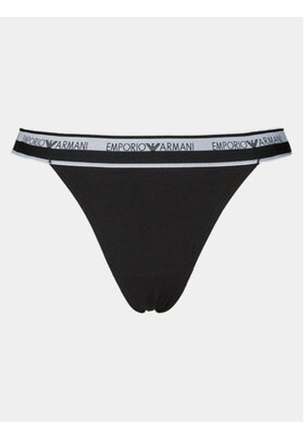 Emporio Armani Underwear Komplet 2 par stringów 164522 4R227 00020 Czarny. Kolor: czarny. Materiał: bawełna