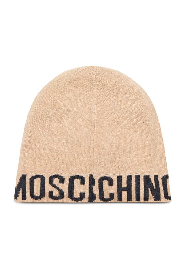 MOSCHINO Czapka 65233 0M2354 Beżowy. Kolor: beżowy. Materiał: materiał