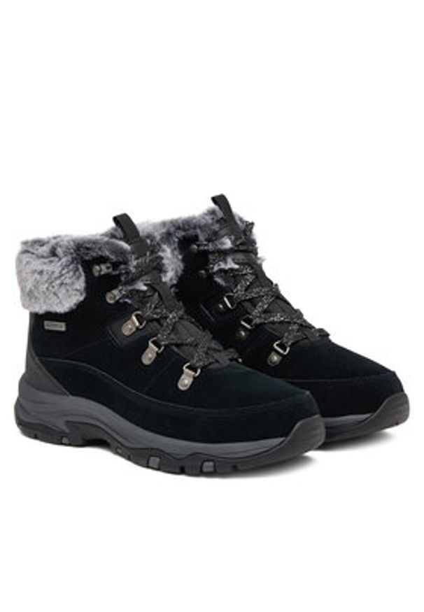 skechers - Skechers Trekkingi Trego 167882/BLK Czarny. Kolor: czarny. Materiał: zamsz, skóra