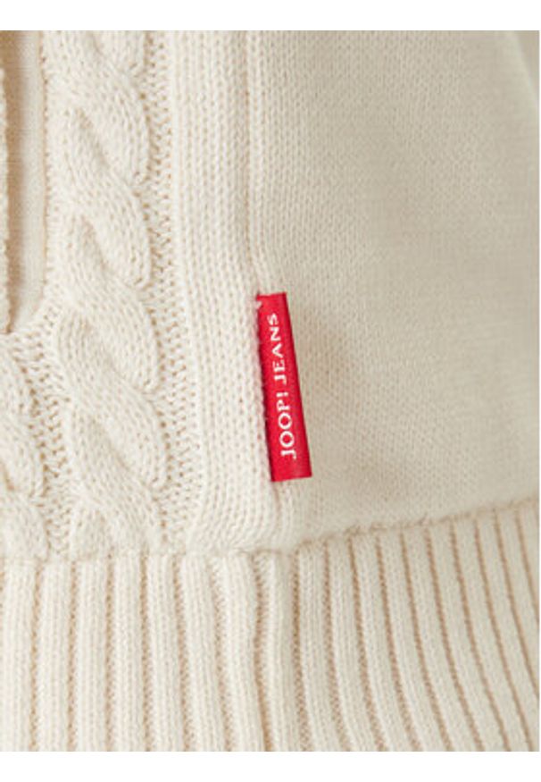 JOOP! Jeans Kardigan Walto 30047659 Écru Modern Fit. Materiał: bawełna
