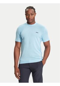 BOSS T-Shirt K_Momentum 50541952 Błękitny Regular Fit. Kolor: niebieski. Materiał: bawełna