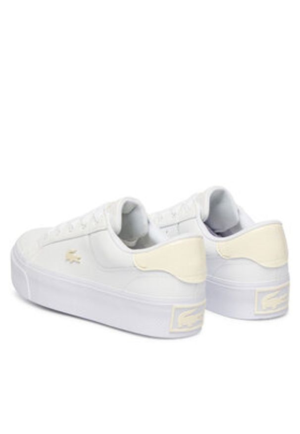 Lacoste Sneakersy Ziane Platform 50CFA0033 Biały. Kolor: biały. Materiał: skóra. Obcas: na platformie