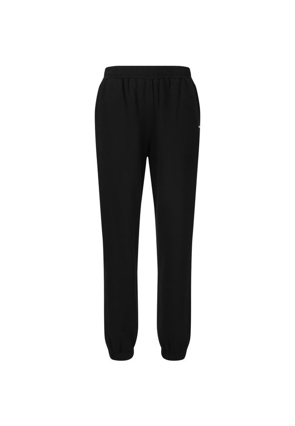 Damskie spodnie dresowe Athlecia Carmen. Kolor: czarny. Materiał: dresówka. Sport: fitness