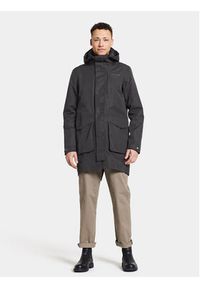 Didriksons Parka Andreas Usx Parka 505085 Czarny Standard Fit. Kolor: czarny. Materiał: syntetyk #8