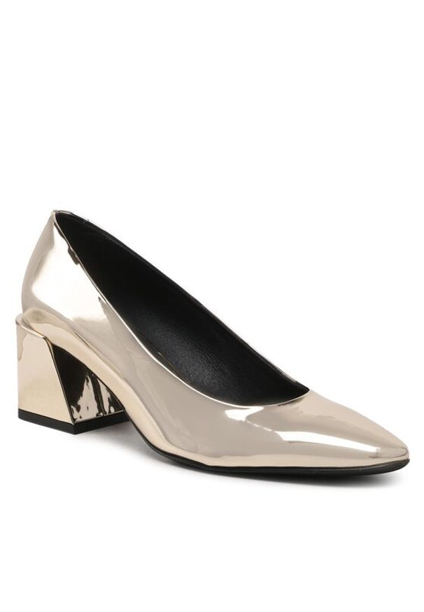 Półbuty Furla. Kolor: złoty