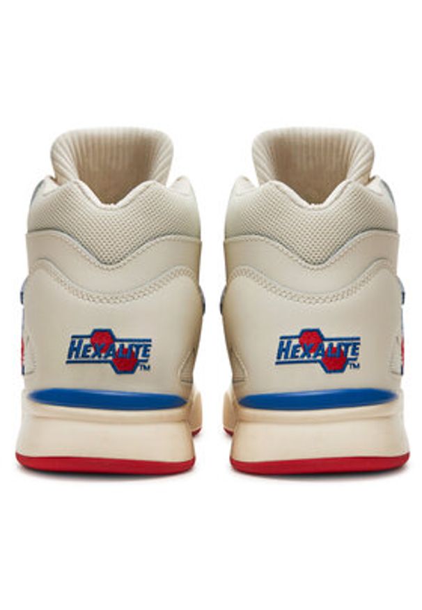 Reebok Sneakersy Pump Omni Zone II HR0035 Biały. Kolor: biały. Materiał: skóra