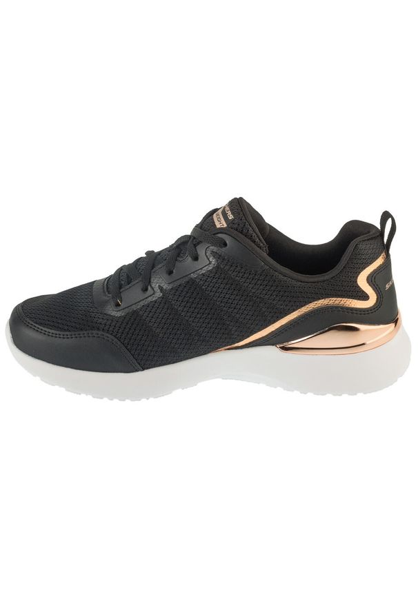 skechers - Buty sportowe Sneakersy damskie, Skech-Air Dynamight - The Halcyon. Zapięcie: sznurówki. Kolor: czarny. Materiał: materiał. Szerokość cholewki: normalna. Model: Skechers Sport. Sport: turystyka piesza