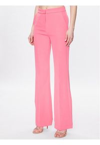 Maryley Spodnie materiałowe 23EB587/43FR Różowy Regular Fit. Kolor: różowy. Materiał: syntetyk