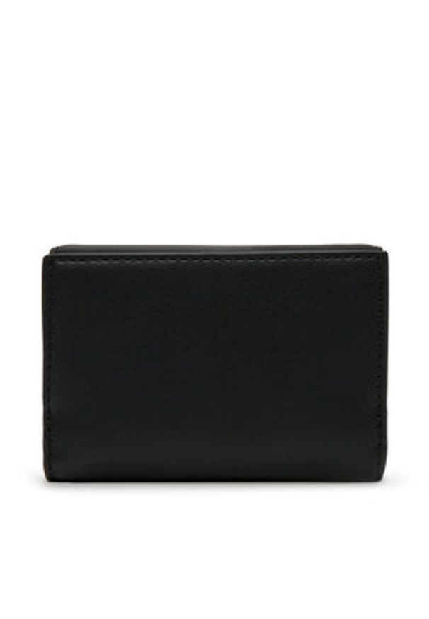 Calvin Klein Portfel damski Ck Must Small Trifold W/Zip LV04F1030G Czarny. Kolor: czarny. Materiał: skóra