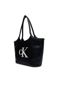 Calvin Klein Torebka Bold Ck LV04F3562G Czarny. Kolor: czarny. Materiał: skórzane #4
