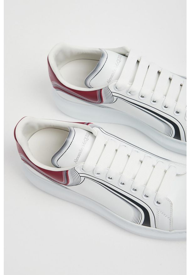 Alexander McQueen - Sneakersy męskie skórzane ALEXANDER MCQUEEN. Materiał: skóra