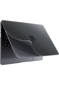 Etui do Apple Macbook Air 13.6 - M2/M3/M4 2022/2023/2024/2025 Alogy AirGuard Elastyczna obudowa Matowy Czarny. Kolor: czarny