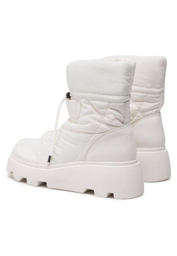 DeeZee Botki H2001-01 Biały. Kolor: biały. Materiał: materiał