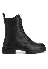 MEXX Trzewiki MI001712343W Czarny. Kolor: czarny. Materiał: skóra