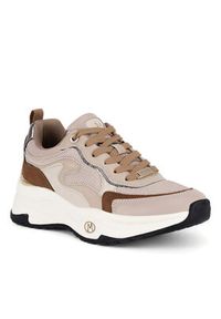 MEXX Sneakersy MI001009843W Beżowy. Kolor: beżowy. Materiał: skóra #5