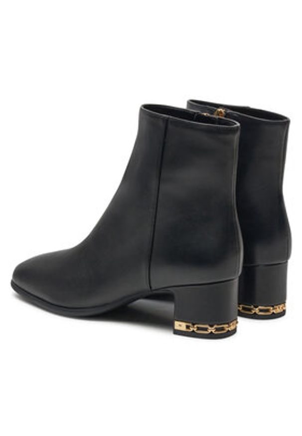 MICHAEL Michael Kors Botki June 40F4JUME5L Czarny. Kolor: czarny. Materiał: skóra