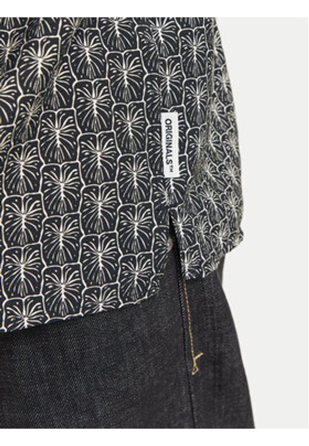 Jack & Jones - Jack&Jones Koszula Marshall 12271103 Czarny Wide Fit. Kolor: czarny. Materiał: wiskoza