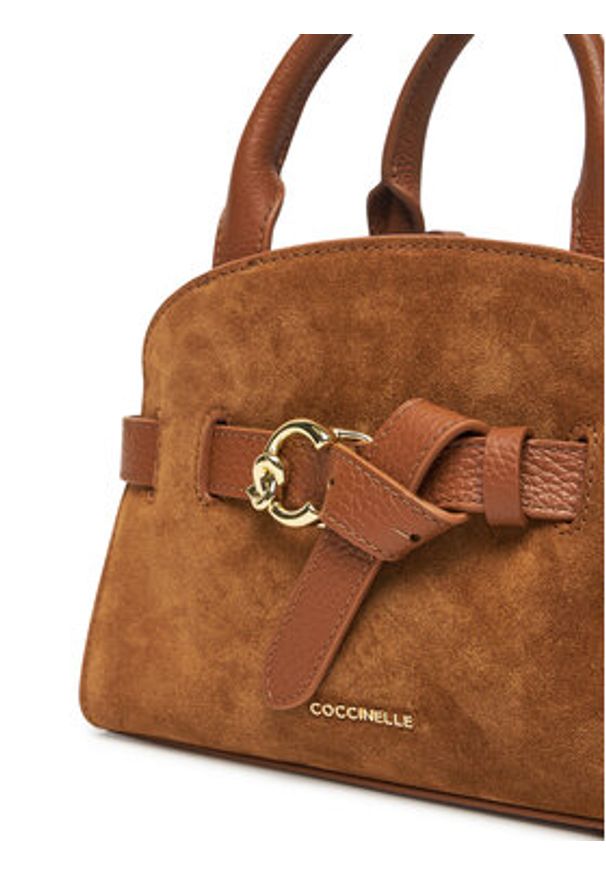 Coccinelle Torebka Tlb Coccinellesabine Suede Bi E1 TLB 18 03 01 Brązowy. Kolor: brązowy. Materiał: zamszowe, skórzane