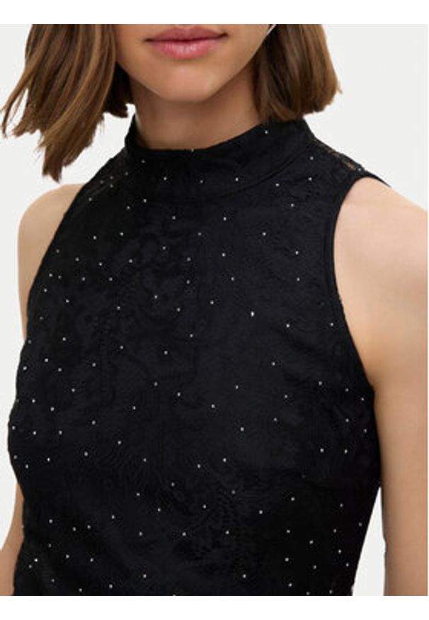 Vero Moda Sukienka wieczorowa Manja 10335406 Czarny Regular Fit. Kolor: czarny. Materiał: syntetyk. Styl: wizytowy