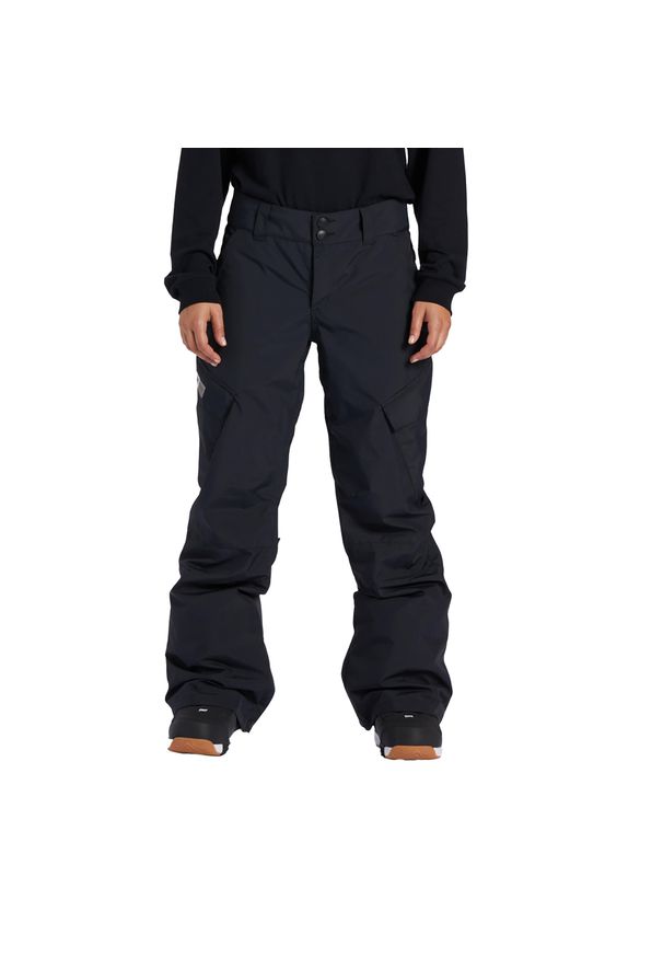 DC Shoes - Spodnie snowboardowe damskie DC Nonchalant. Kolor: czarny. Sezon: zima. Sport: snowboard
