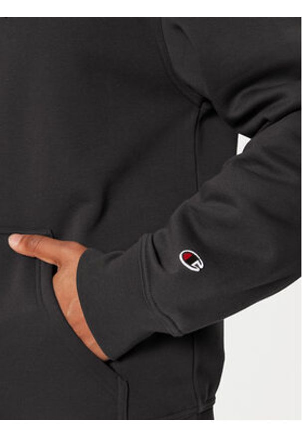 Champion Bluza 220276 Czarny Standard Fit. Kolor: czarny. Materiał: syntetyk, bawełna