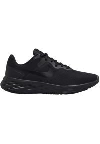 Buty do biegania Nike Revolution 6 Next W DC3729 001 czarne. Kolor: czarny. Materiał: dzianina, guma. Szerokość cholewki: normalna. Model: Nike Revolution. Sport: bieganie