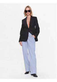Calvin Klein Marynarka Essential Tailored K20K205187 Czarny Regular Fit. Kolor: czarny. Materiał: wiskoza
