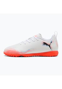 Puma - Buty piłkarskie dziecięce PUMA Future 8 Play TT Jr. Kolor: biały. Sport: piłka nożna