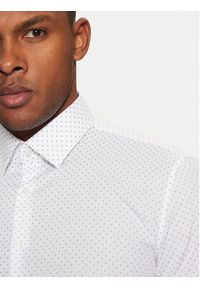 Calvin Klein Koszula K10K113846 Biały Slim Fit. Kolor: biały. Materiał: bawełna #4