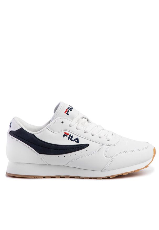 Fila Sneakersy Orbit Low 1010263.98F Biały. Kolor: biały. Materiał: skóra