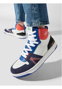 Lacoste Sneakersy L001 Mid 123 1 Sma 745SMA0027042 Biały. Kolor: biały. Materiał: skóra #6