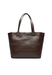 Karl Lagerfeld - KARL LAGERFELD Torebka 245W3087 Brązowy. Kolor: brązowy. Materiał: skórzane