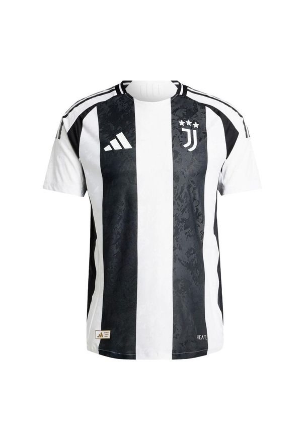 Adidas - Koszulka Juventus 24/25 Home Authentic. Kolor: biały, wielokolorowy, czarny. Materiał: materiał