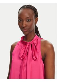 Hugo - HUGO Bluzka Celuni-1 50540259 Różowy Regular Fit. Kolor: różowy. Materiał: syntetyk #5