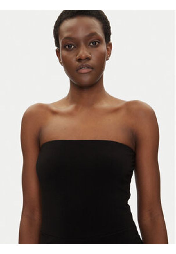 NORMA KAMALI Sukienka koktajlowa KK4223PL949001 Czarny Slim Fit. Kolor: czarny. Materiał: syntetyk. Styl: wizytowy