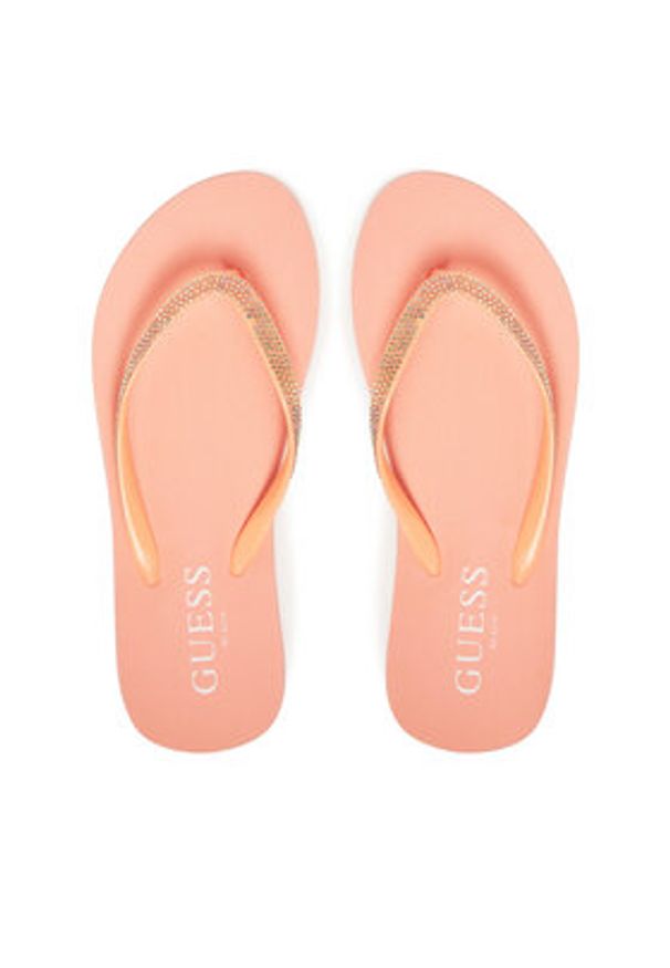 Guess Japonki E5GZ05BB00F Pomarańczowy. Kolor: pomarańczowy