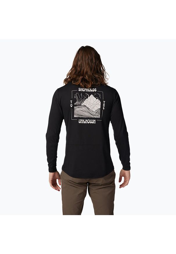 Longsleeve rowerowy męski Fox Racing Ranger Dr Shepherds. Kolor: czarny. Długość rękawa: długi rękaw
