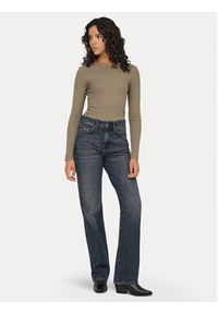 only - ONLY Bluzka Val 15371305 Brązowy Regular Fit. Kolor: brązowy. Materiał: bawełna #2