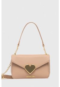 Love Moschino torebka kolor beżowy. Kolor: beżowy #1