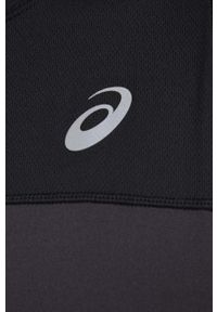 Asics t-shirt do biegania Race Singlet kolor czarny. Kolor: czarny. Materiał: materiał, skóra, włókno #5