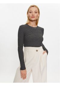 Noisy may - Noisy May Bluzka Posy 27026866 Czarny Slim Fit. Kolor: czarny. Materiał: wiskoza, syntetyk