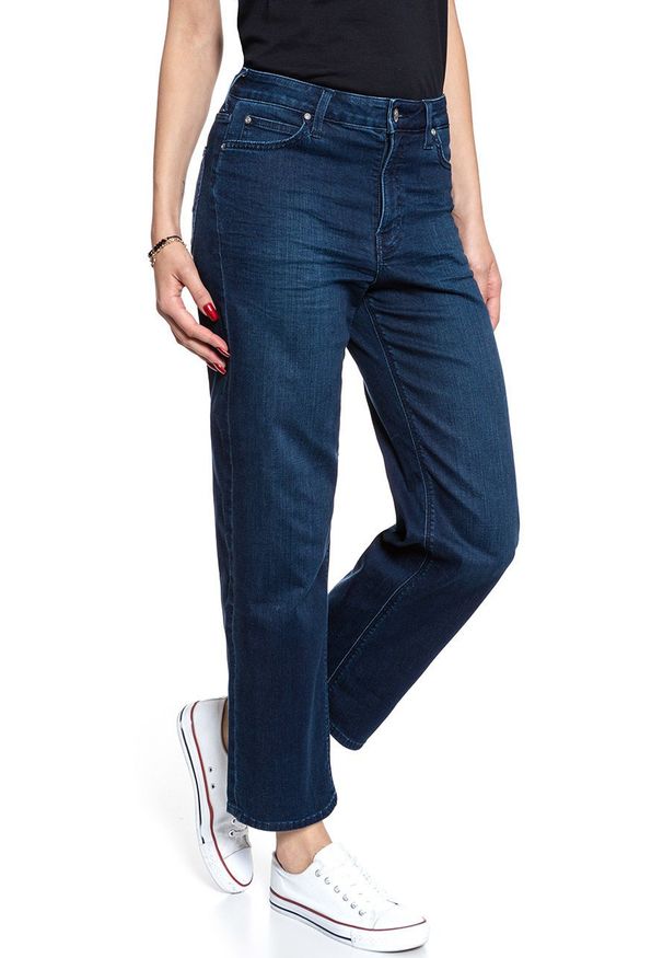 Lee - SPODNIE DAMSKIE LEE 5 POCKET WIDE LEG CLEAN WHEATON L30SRKIN 112106695