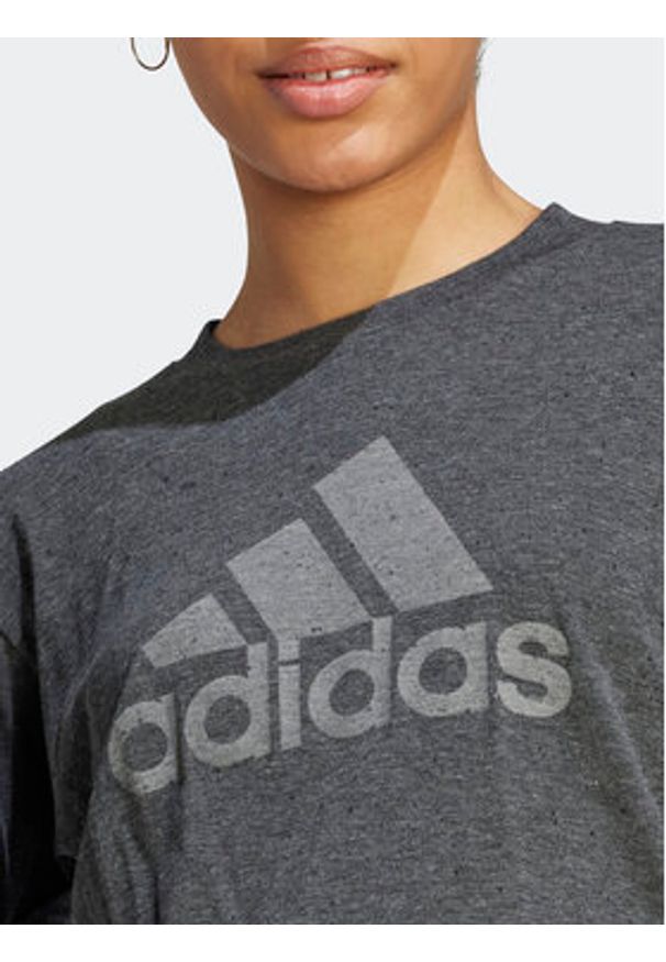 Adidas - adidas Bluzka Future Icons Winners 3 IM2433 Szary Regular Fit. Kolor: szary. Materiał: syntetyk