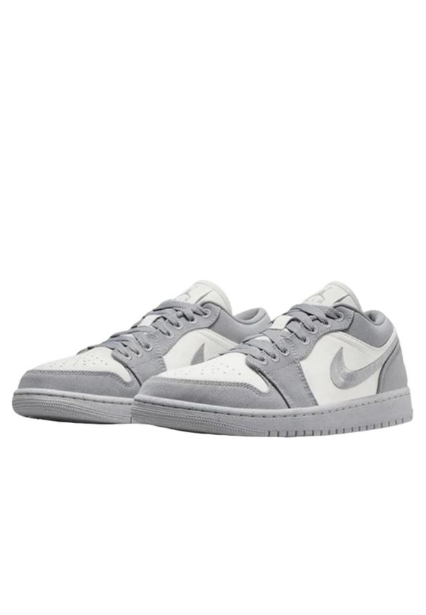 Buty do chodzenia dla dorosłych Air Jordan 1 Low SE Light Steel Grey. Kolor: szary, biały. Sport: turystyka piesza