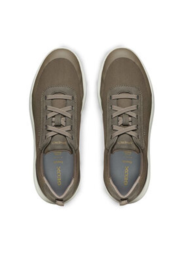 Geox Sneakersy U Spherica U46BYA 014EK C1018 Brązowy. Kolor: brązowy. Materiał: materiał