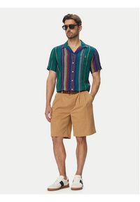 Polo Ralph Lauren Koszula 710B14232001 Kolorowy Regular Fit. Typ kołnierza: polo. Materiał: len. Wzór: kolorowy #5