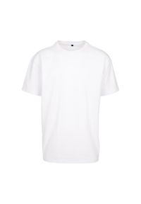 BUILD YOUR BRAND - Ponadwymiarowa Koszulka Dla Dorosłych Unisex Heavyweight. Kolor: biały