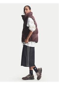 Adidas - adidas Szorty jeansowe Firebird Jorts KD2916 Czarny Oversize. Kolor: czarny. Materiał: bawełna #6