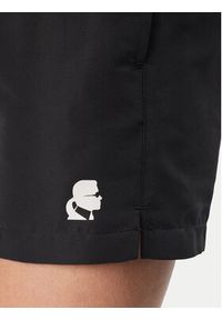 Karl Lagerfeld - KARL LAGERFELD Szorty kąpielowe B1M46011 Czarny Regular Fit. Kolor: czarny. Materiał: syntetyk #2