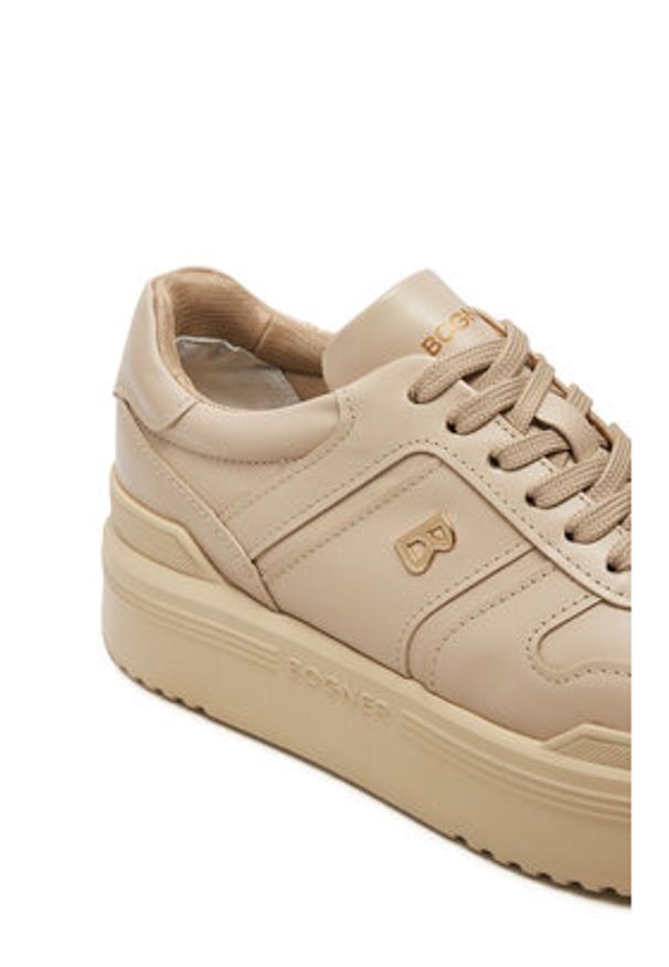 Bogner Sneakersy New York 1 A 22440055 Beżowy. Kolor: beżowy. Materiał: skóra